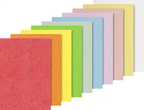 Prissänkt | Glitterpapper sortiment "Iris"