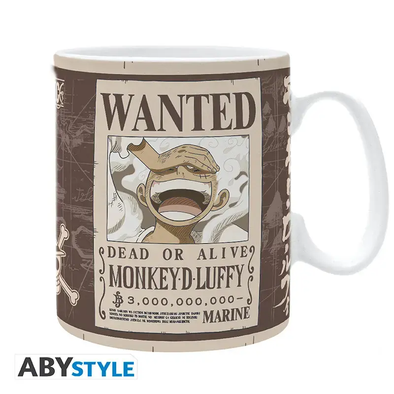 Luffy Wanted Mug 460 ml | Superpris