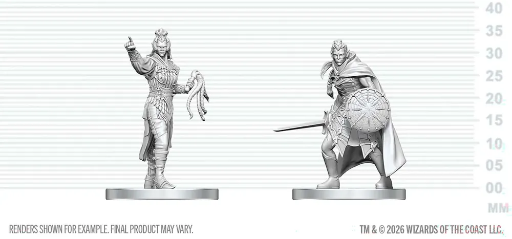 Drow Elite Warrior & Drow Priestess | Missa inte erbjudandet