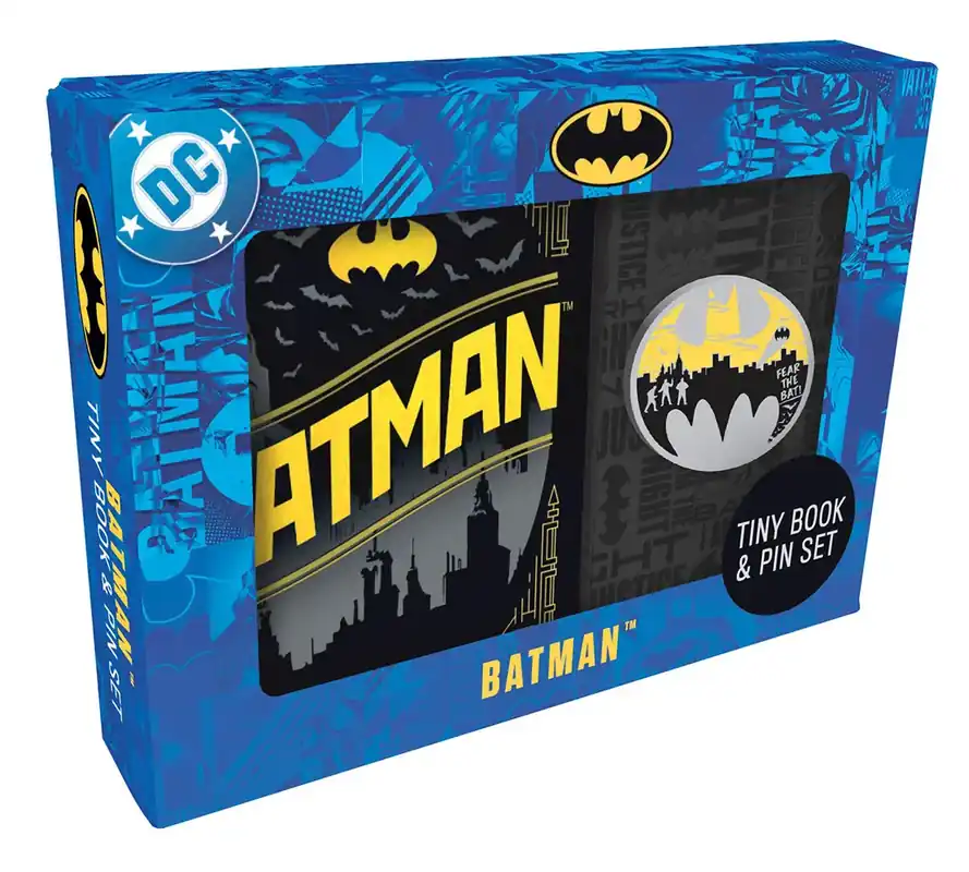 DC Comics Batman Tiny Book and Pin Set - Kanonpris