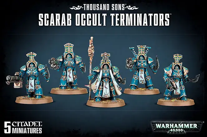 Thousand Sons Scarab Occult Terminators - Rea