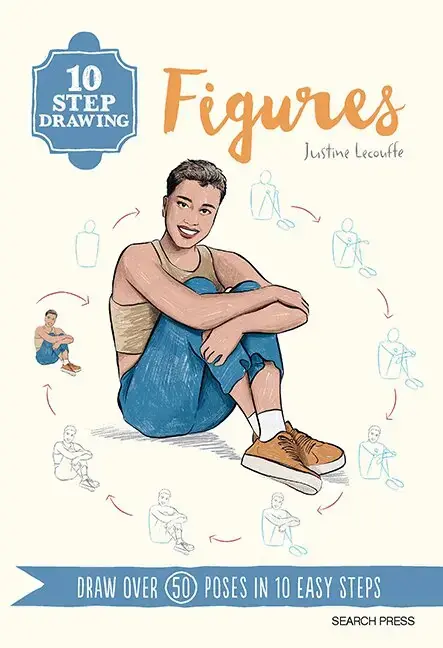 10 Step Drawing Figures - Missa inte