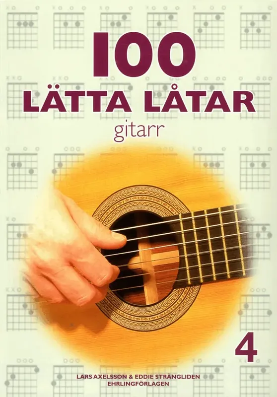 Hög kvalitet - 100 lätta låtar gitarr 4