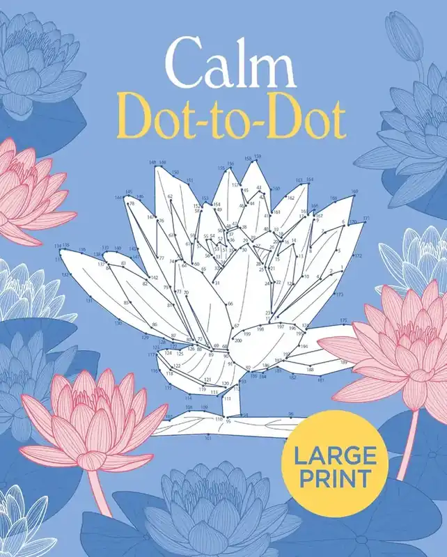 Large Print Calm Dot-to-Dot | Extra bra pris