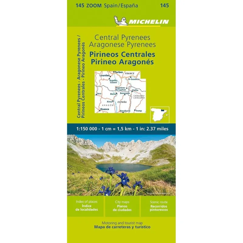 Nyhet hos oss - 145 Pyreneerna centrala Michelin